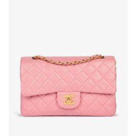 CHANEL ヴィンテージ　ピアノ　バッグ　ピンク Chanel 2005 Vintage Pink Sakura Caviar Medium Classic Double Flap