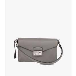 【PRADA】最新作★Re-Nylon and Saffiano-Leather クロスボディ Black Re-nylon And Saffiano Leather Shoulder Bag | PRADA