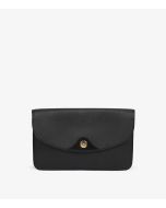 Black Monogram Coated Canvas & Calfskin Leather Vintage Honeycomb Pouch