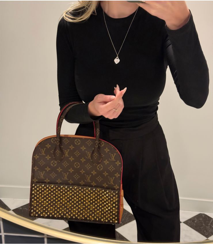 Louis Vuitton Pre-Owned Brown, Red Iconoclast Tote CB1515 | Xupes