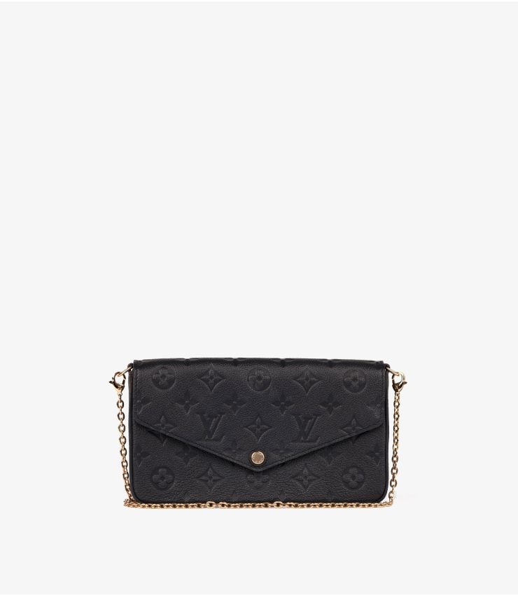 Louis Vuitton Pre-Owned Black Félicie Pochette Clutch CB1609