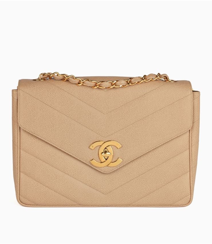 Chanel Pre-Owned Jumbo XL Envelope Classic Single Flap CB1636