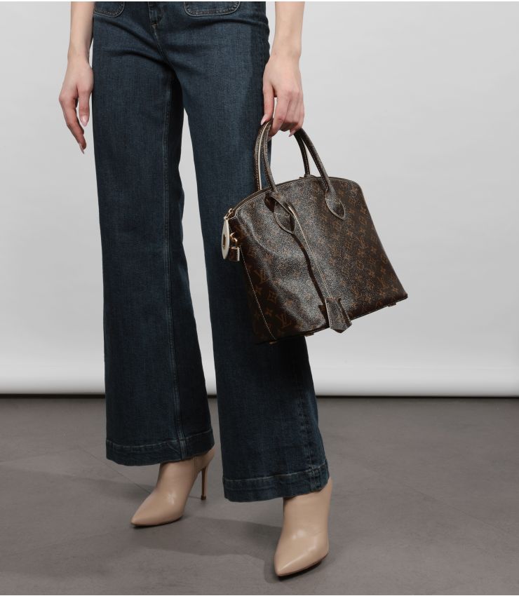 Louis Vuitton Brown High Shine Fetish Lockit HB5542 | Xupes