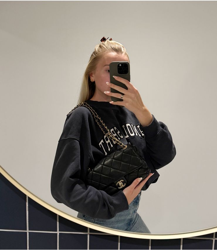 CHANEL CHANEL Pre-Owned Bolsa De Hombro Timeless Jumbo Classic Flap