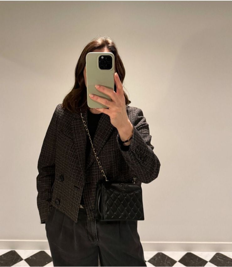 Chanel Pre-Owned Black Mini Timeless Single Flap Bag HB6041