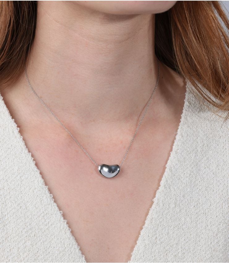 Tiffany & Co. Silver Elsa Peretti Bean Pendant J1437 Tiffany & Co. Silver Elsa Peretti Bean Pendant J1437