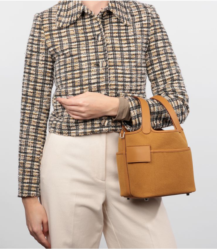 Hermès Sesame Swift & Toile Goeland Cargo Picotin Lock 18