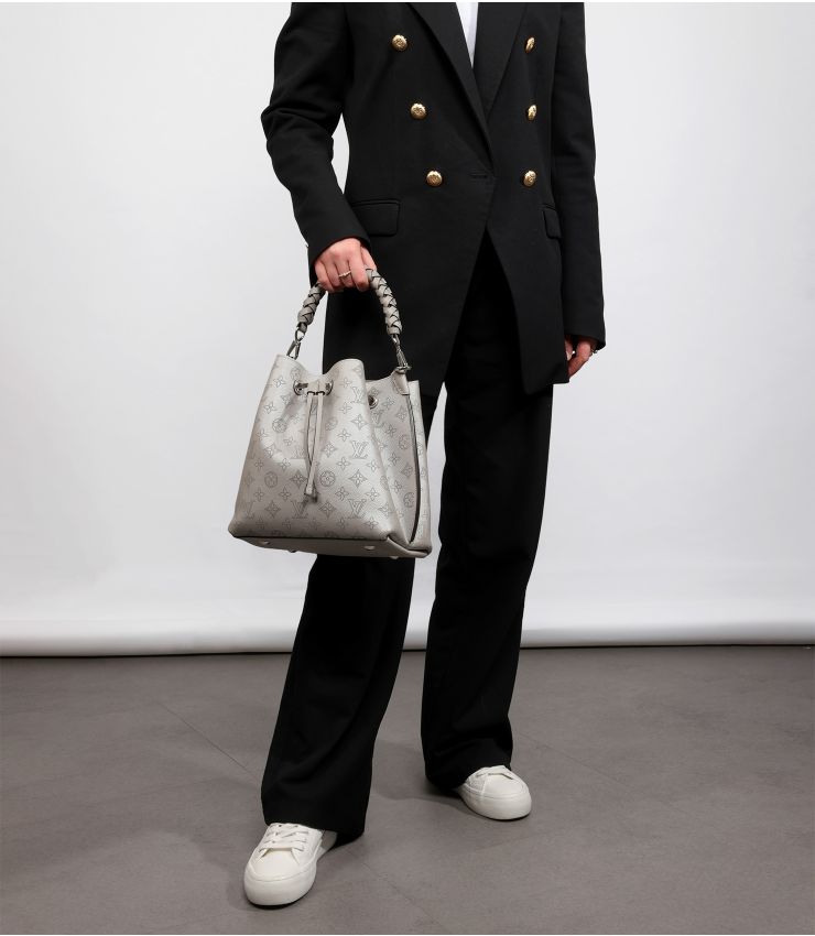 Louis Vuitton Mouse Grey Mahina Monogram Calfskin Muria | CB1389