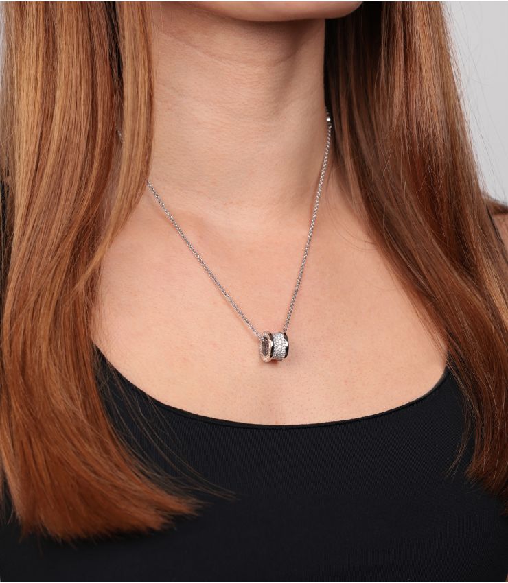 Bulgari Diamond Pavé 18ct White Gold Necklace COMJ836
