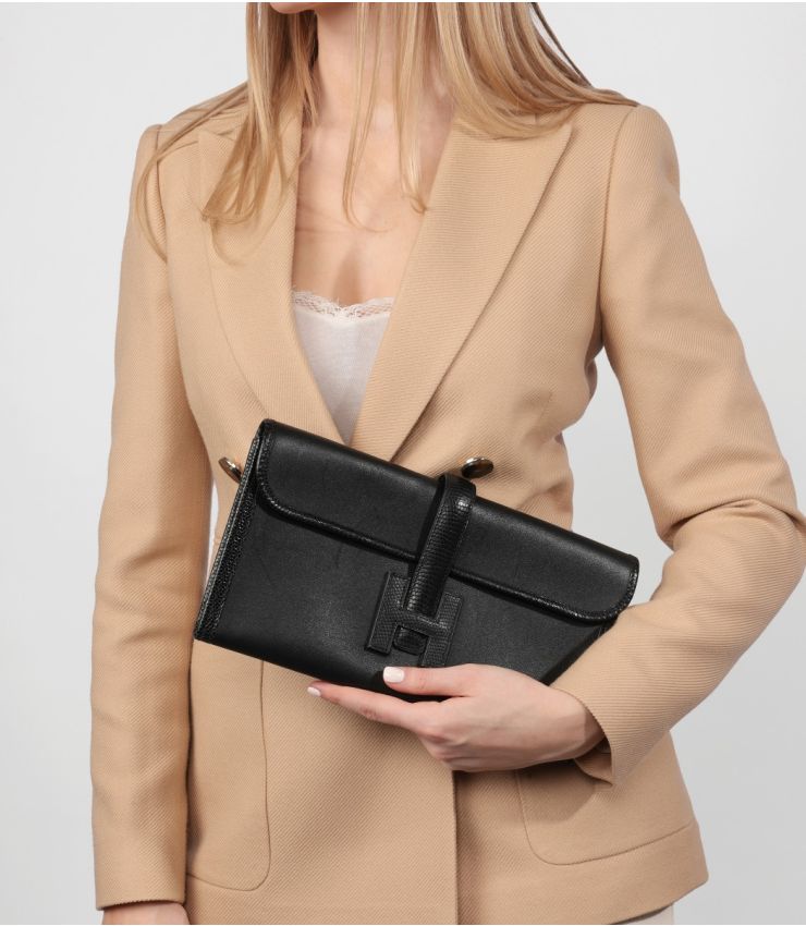 Hermès Black Swift & Niloticus Lizard Jige Elan 29 HSK004 | Xupes