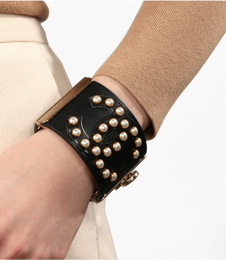 CHANEL シャネル プルミエール L 腕時計 金メッキ×レザー