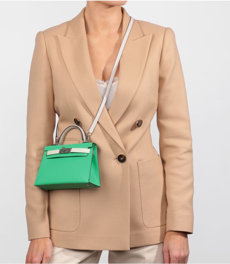Hermès Vert Comics, Vert Fizz, Gris Perle Kelly 20 HB5200 | Xupes