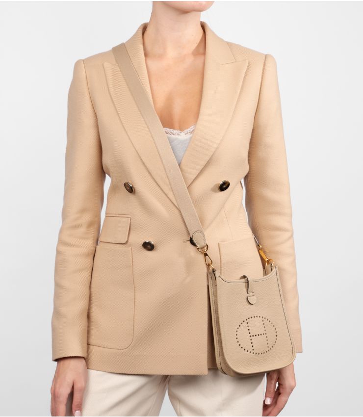 Hermès Trench Clemence Leather Evelyne TPM HB5329 | Xupes