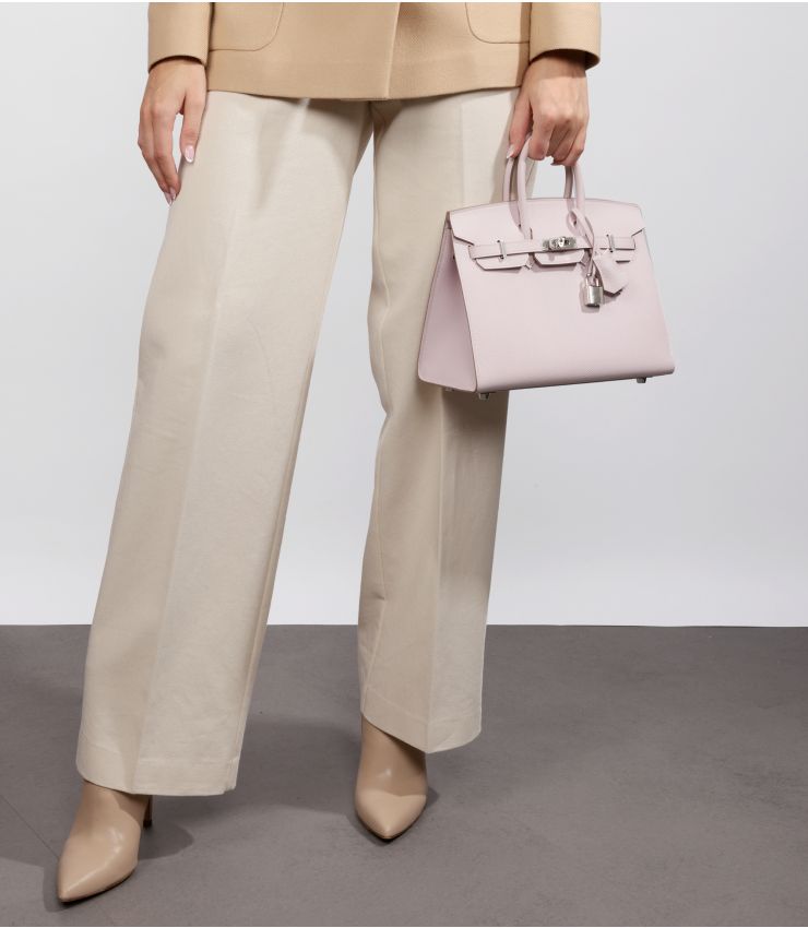 Hermès Mauve Pale Epsom Leather Birkin 25cm HB5410 | Xupes