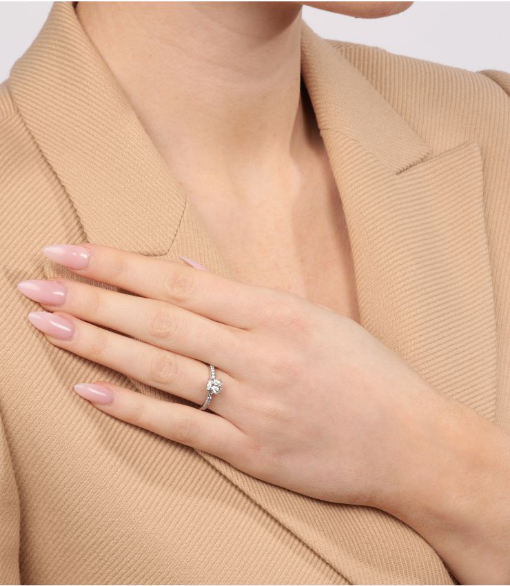 Carat Diamond Engagement Novo Tiffany Ring Cushion Cut Diamond