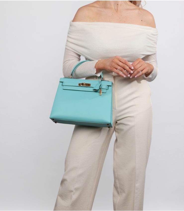 Hermes Blue Atoll Hermès Blue Atoll Epsom Kelly 28cm Sellier