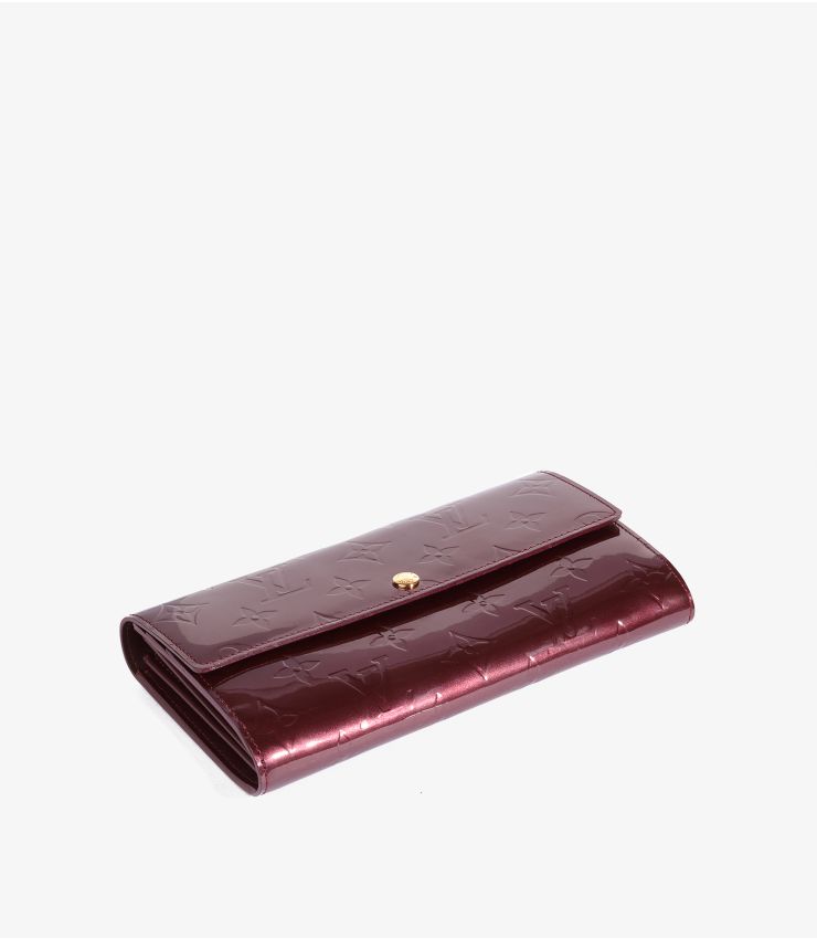Louis Vuitton Amarante Vernis Sarah Wallet AA0259 Xupes