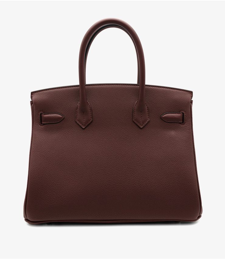 Hermès Rouge H Togo Leather Birkin 30cm Retourne BB027 Xupes