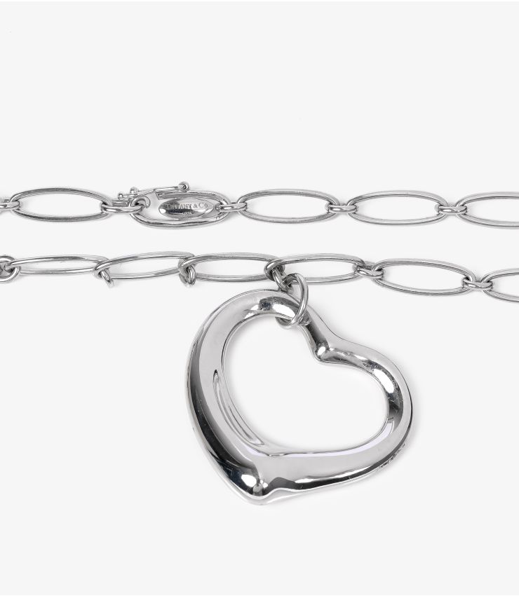 Tiffany & Co. Elsa Peretti Open Heart Necklace J1496 | Xupes