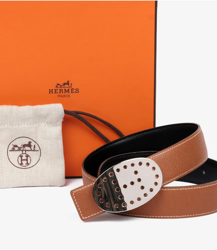 Hermès Pre-Owned Epsom Leather Mirage Belt CAA0080 | Xupes