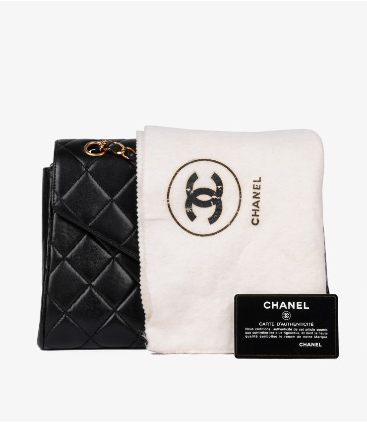 Chanel Black Medium Envelope Classic Flap Bag HB5494 | Xupes