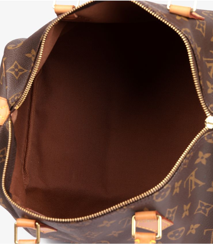 Louis Vuitton Brown Monogram Canvas Speedy 35 HB5568 | Xupes