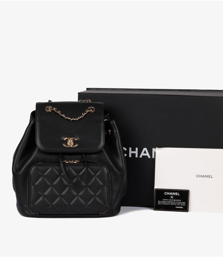 Chanel Black Caviar & Lambskin Affinity Backpack CB1032 | Xupes