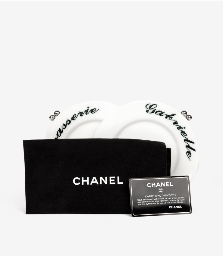Chanel Brasserie Gabrielle Plate Clutch Bag CB931 | Xupes