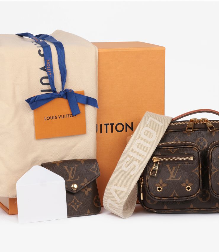 Louis Vuitton Brown Monogram Utility Crossbody HB5350 | Xupes