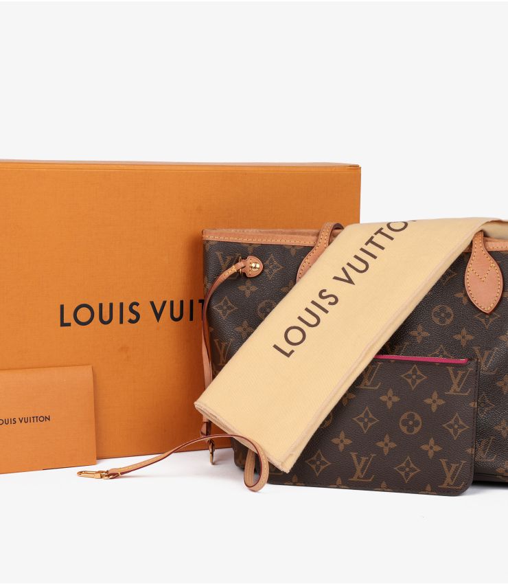 Louis Vuitton Brown Monogram Canvas Neverfull PM HB5563 | Xupes