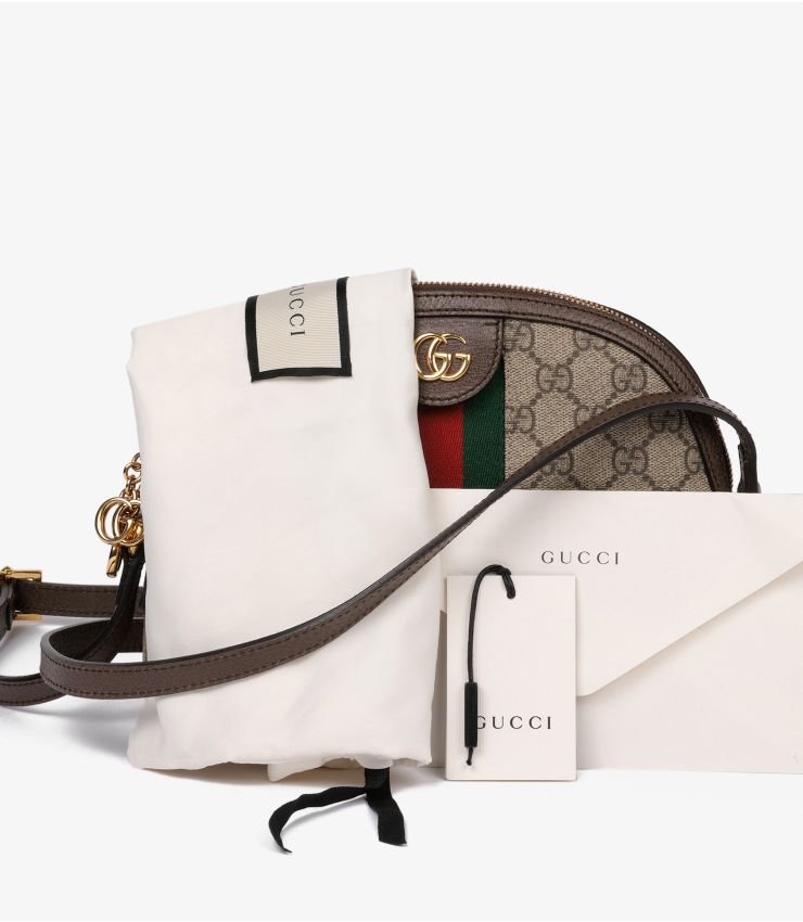 Gucci Pre-Owned Beige Ophidia Shoulder Bag HB5644 | Xupes