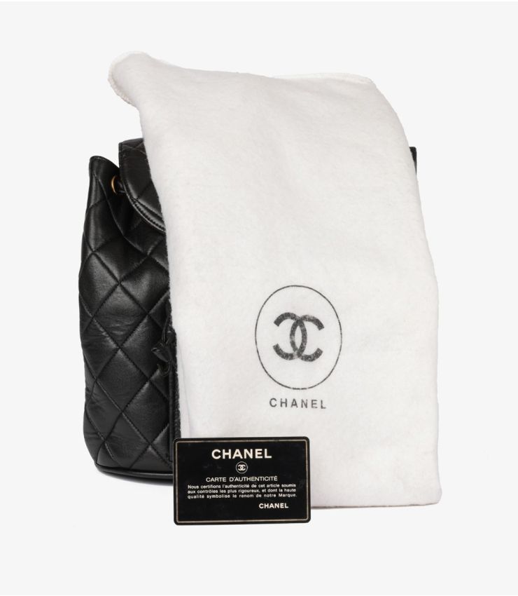 Chanel Pre-Owned Black Classic Duma Backpack HB5118 | Xupes