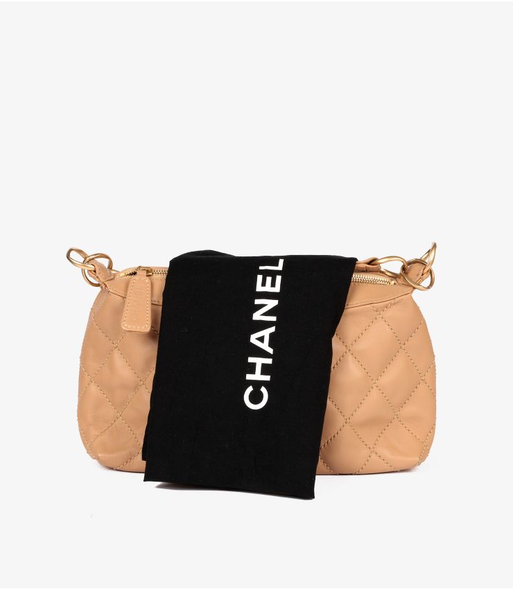 Chanel Pre-Owned Beige Classic Shoulder Bag CB1082 | Xupes