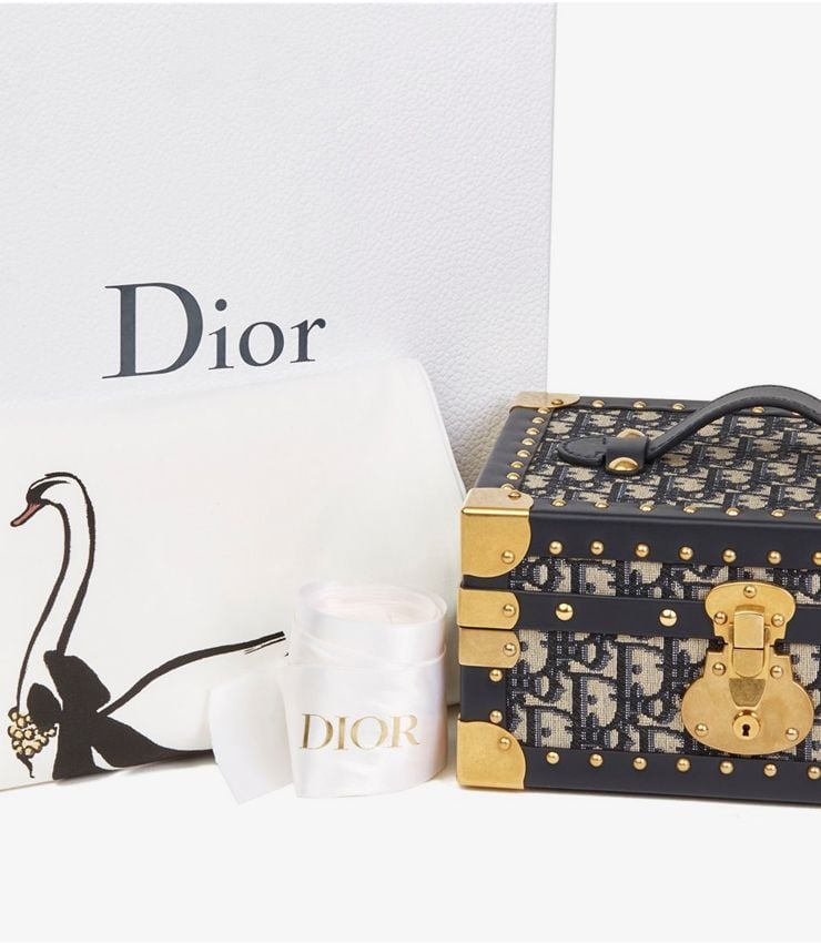Dior Pre-Owned Canvas Jewellery Case AA0091 | Xupes
