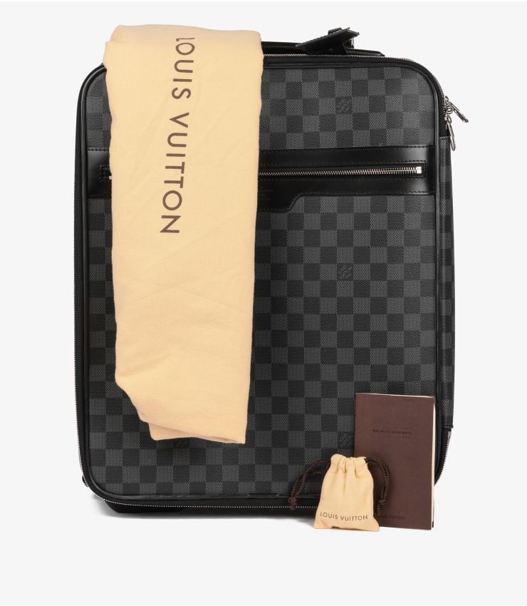 Louis Vuitton Pre-Owned Damier Ebene Pegase 45 CB835 | Xupes | Xupes