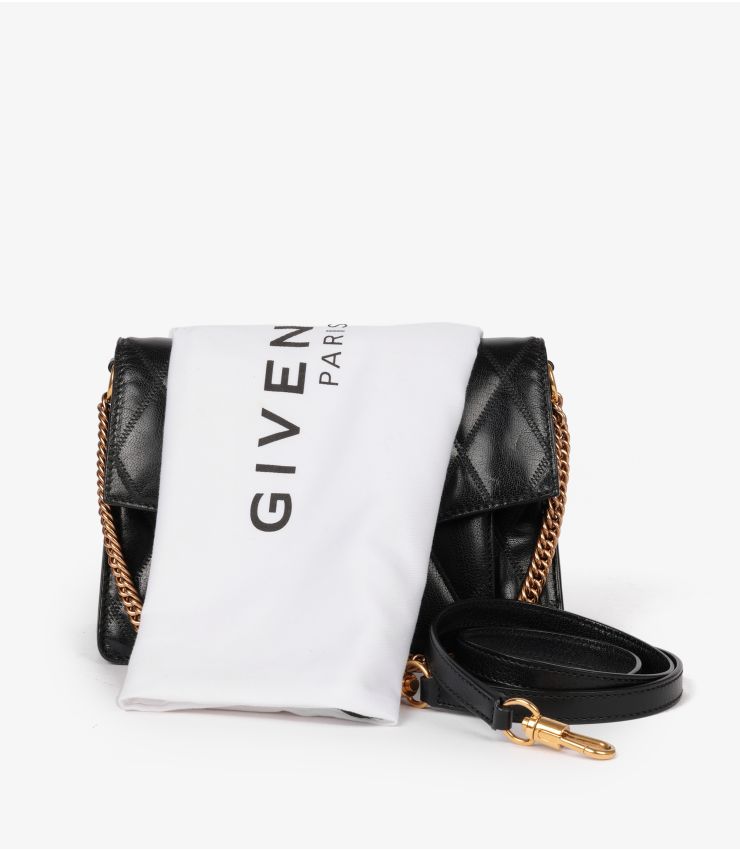Givenchy Pre-Owned Black Small GV3 Shoulder Bag HB5474 | Xupes