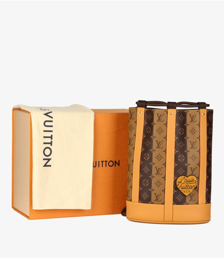 ハナリンゴ Louis Vuitton Pre-Loved x Nigo Randonnee Messenger HSK017 | Xupes