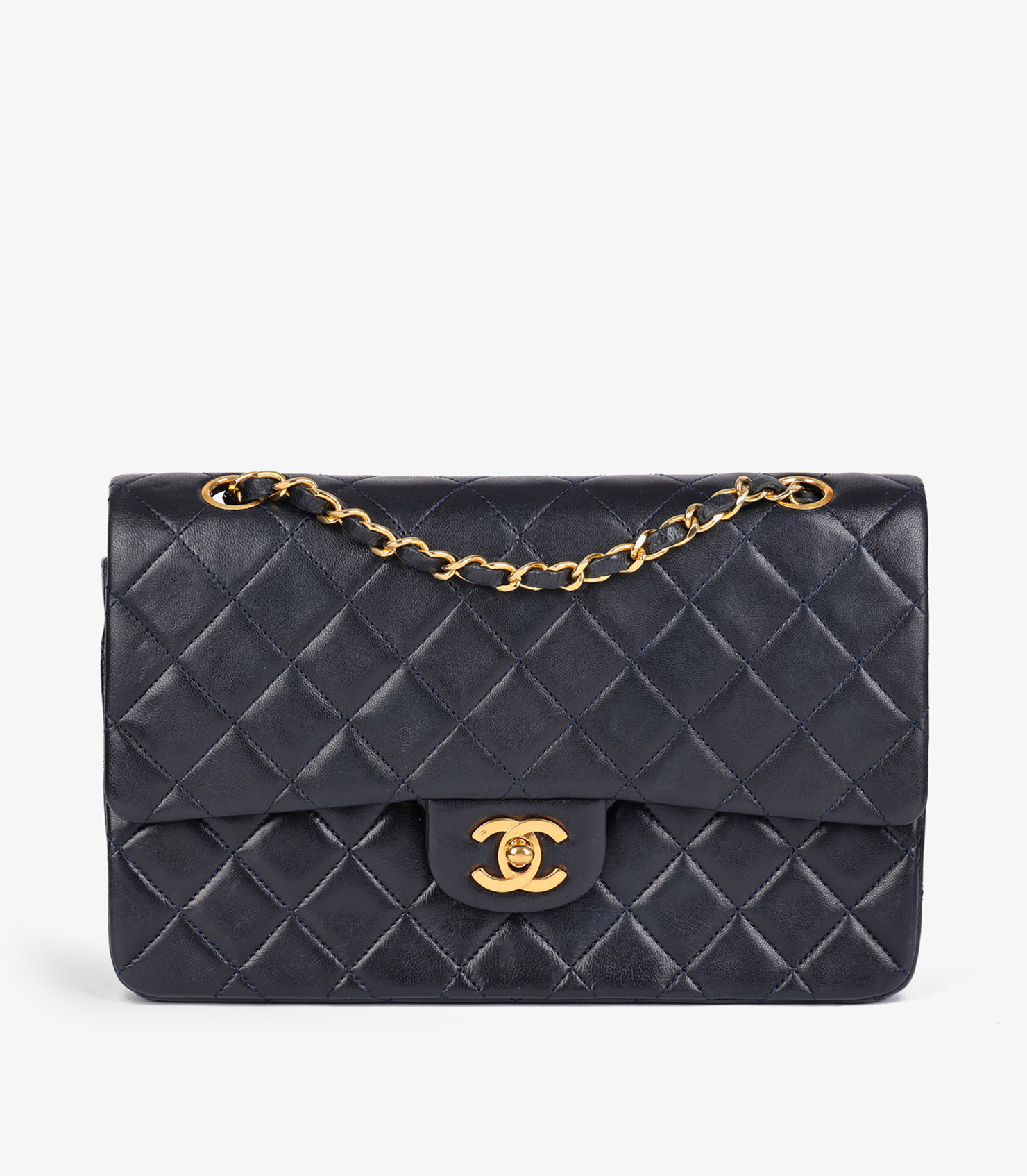 Chanel Small Flap Bag Navy