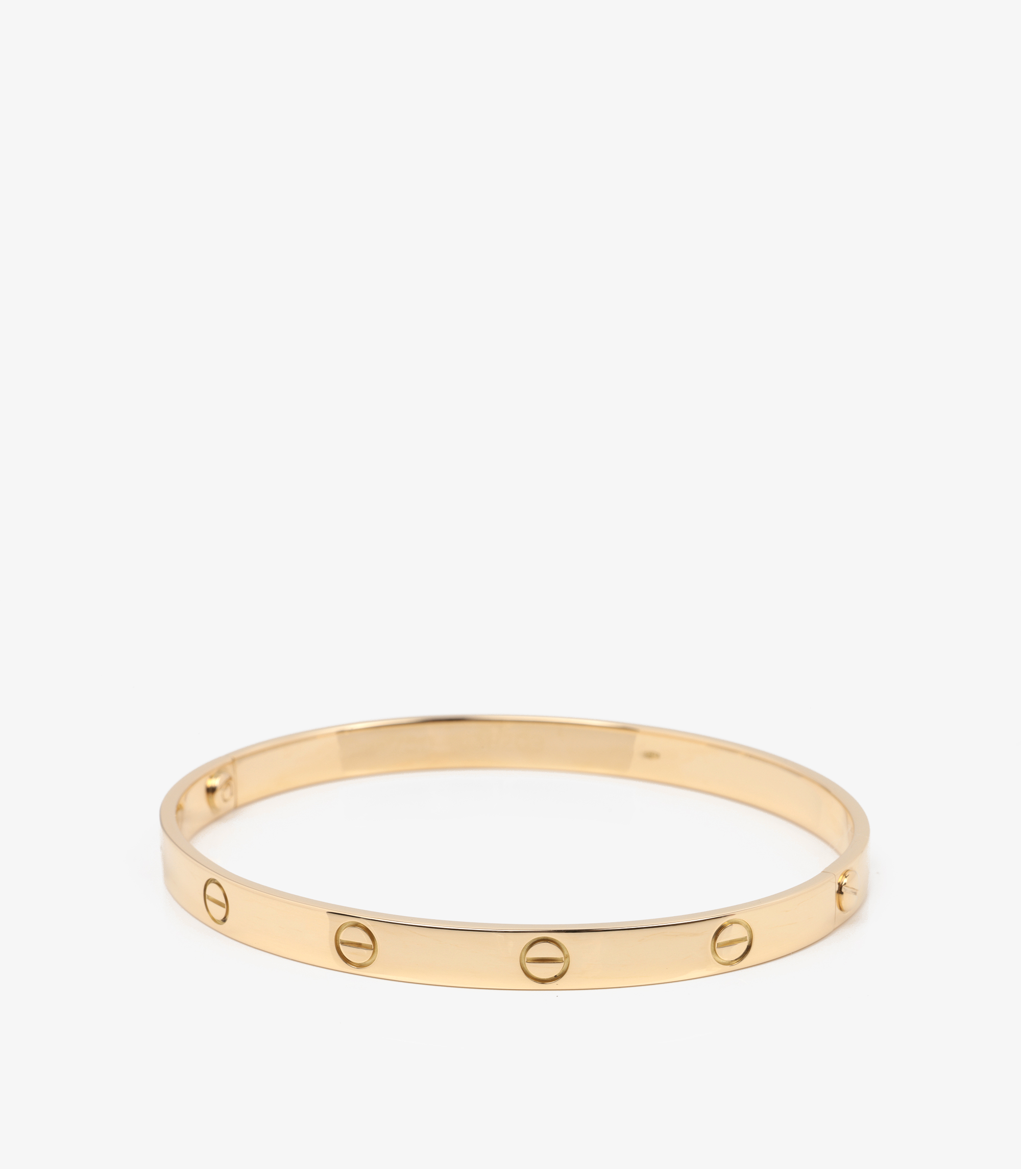 18ct Yellow Gold Love Bangle