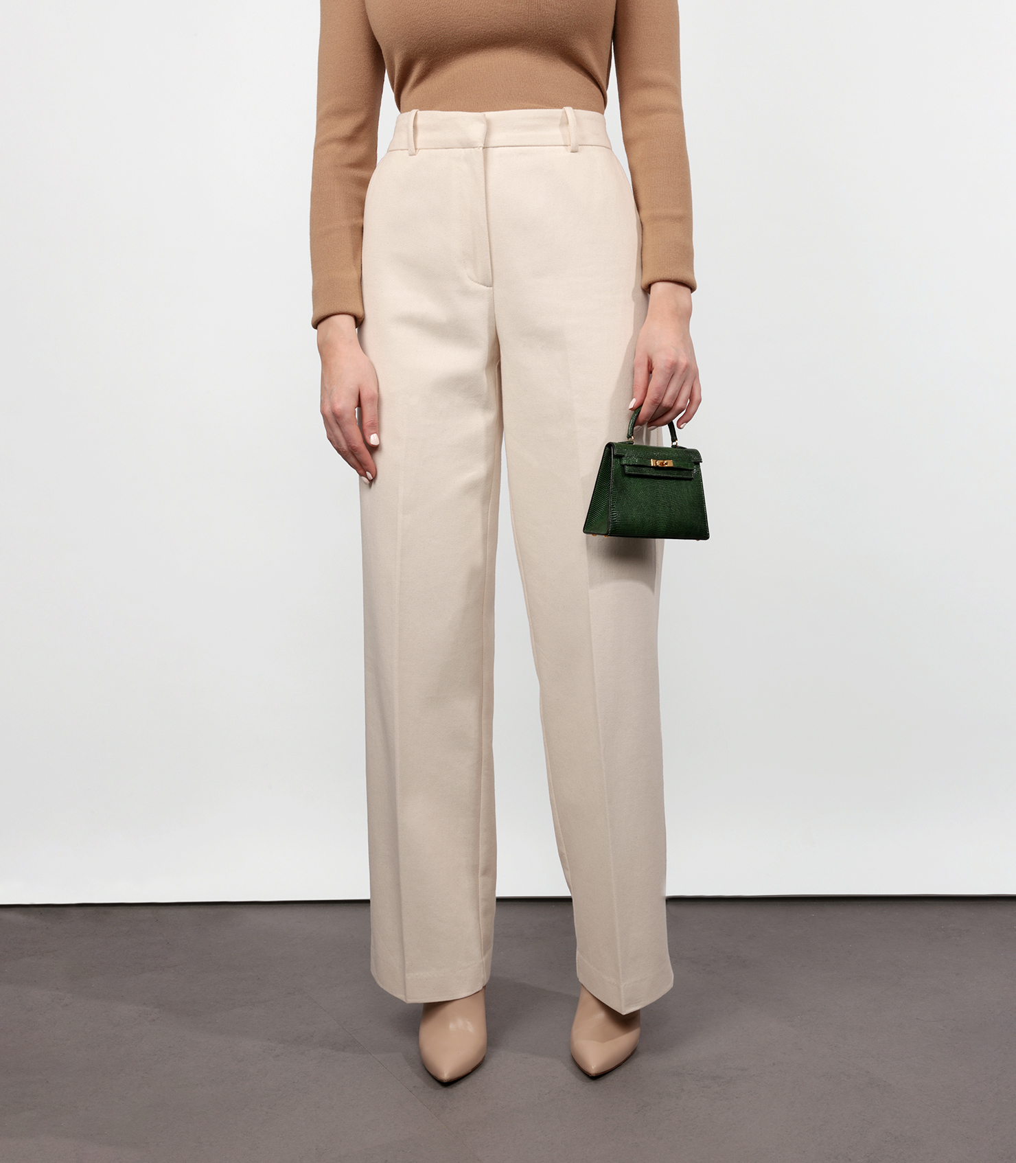 Vert Moyen Lizard Leather Special Order Vintage Convertible Kelly 15cm Sellier with Constance Belt