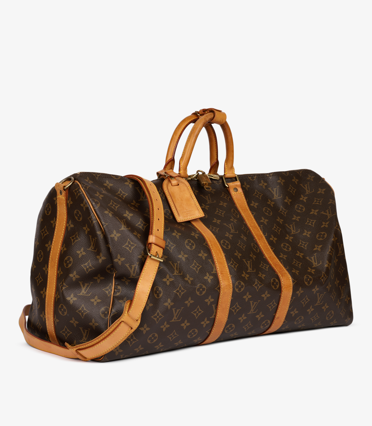 Louis Vuitton Sac Plat Monogram Solar Ray Orange Brown in Coated Canvas  with Orange - US