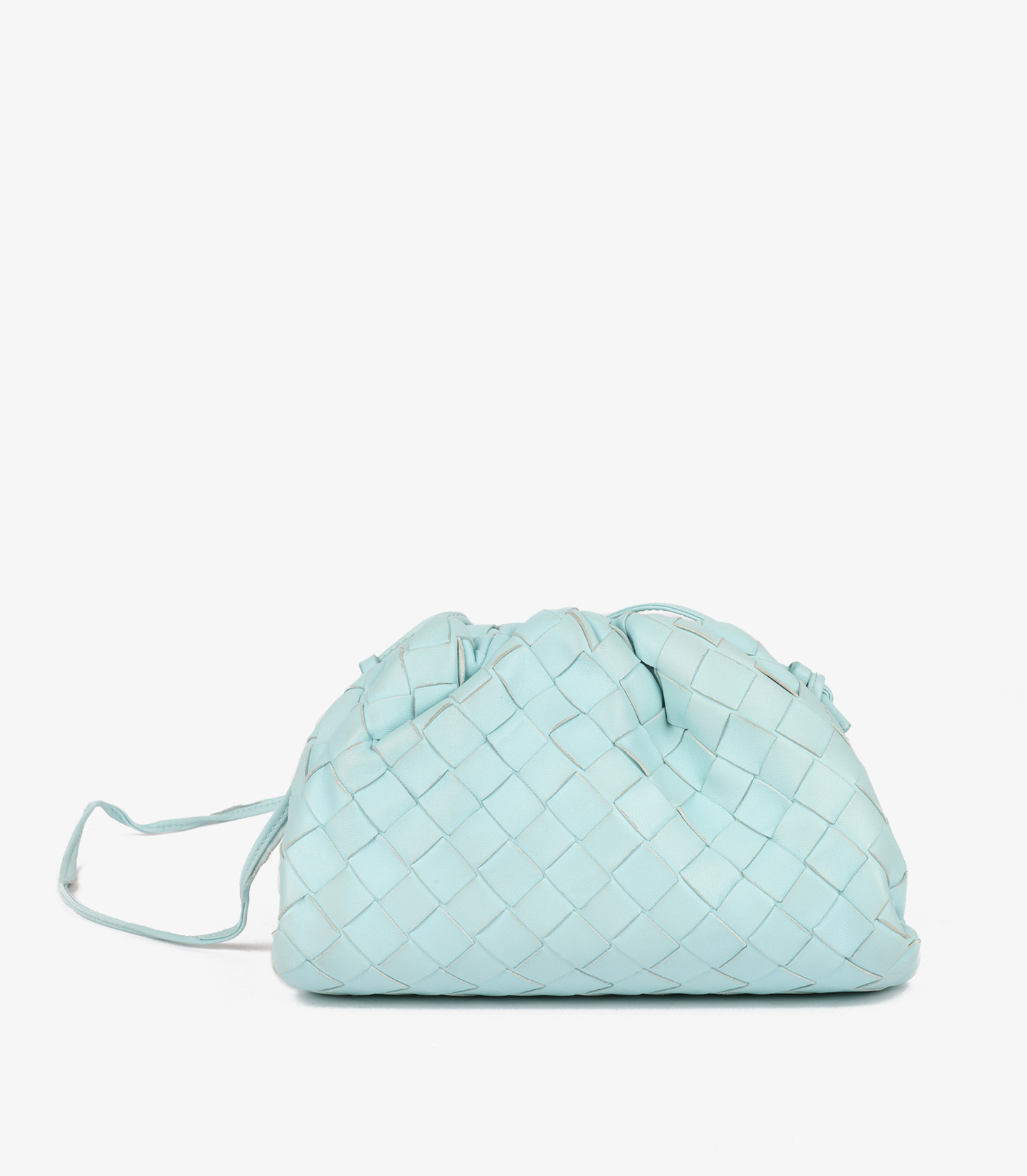 Bottega Veneta Light Blue Mini The Pouch HB5545 | Xupes