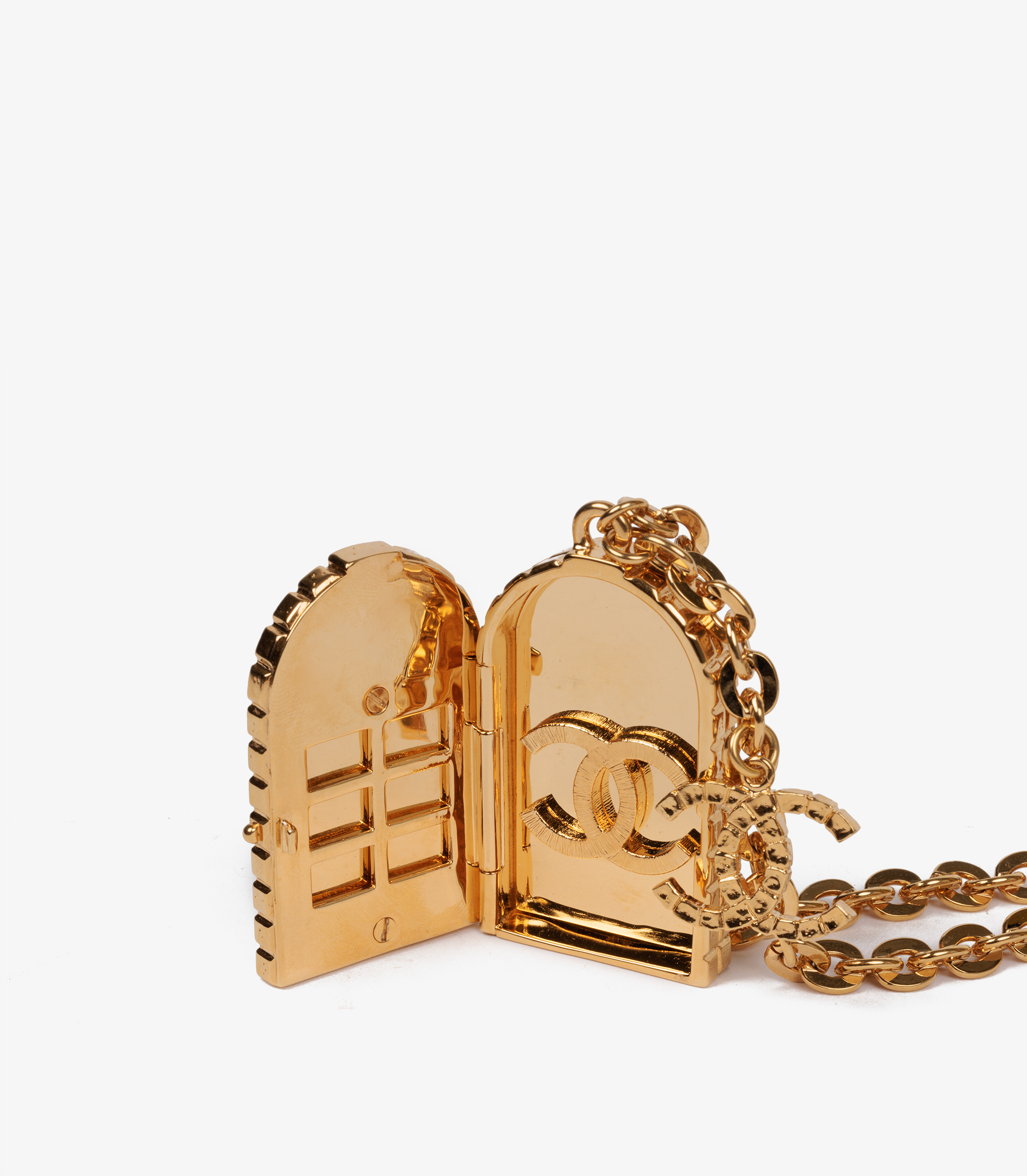 Chanel Gold Tone 31 Rue Cambon Door Necklace AAJ096 | Xupes