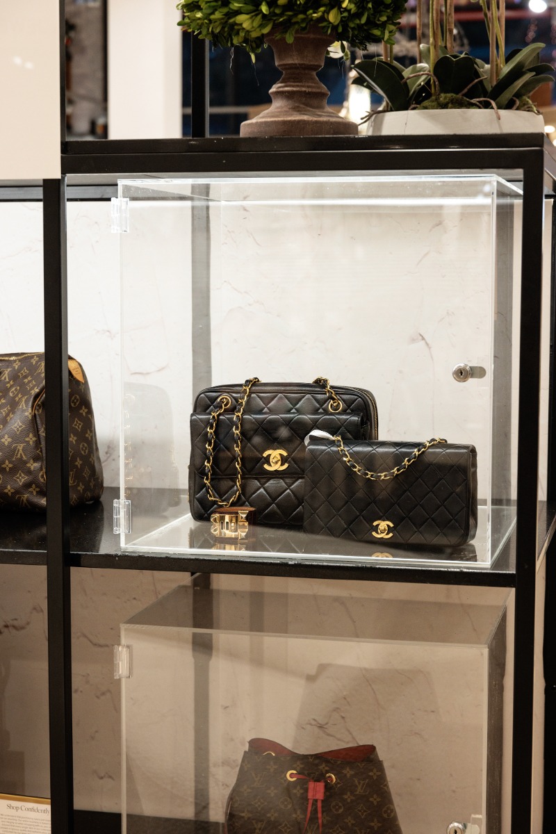 Vintage Chanel Bags on Xupes Concession within Sandersons Department Store