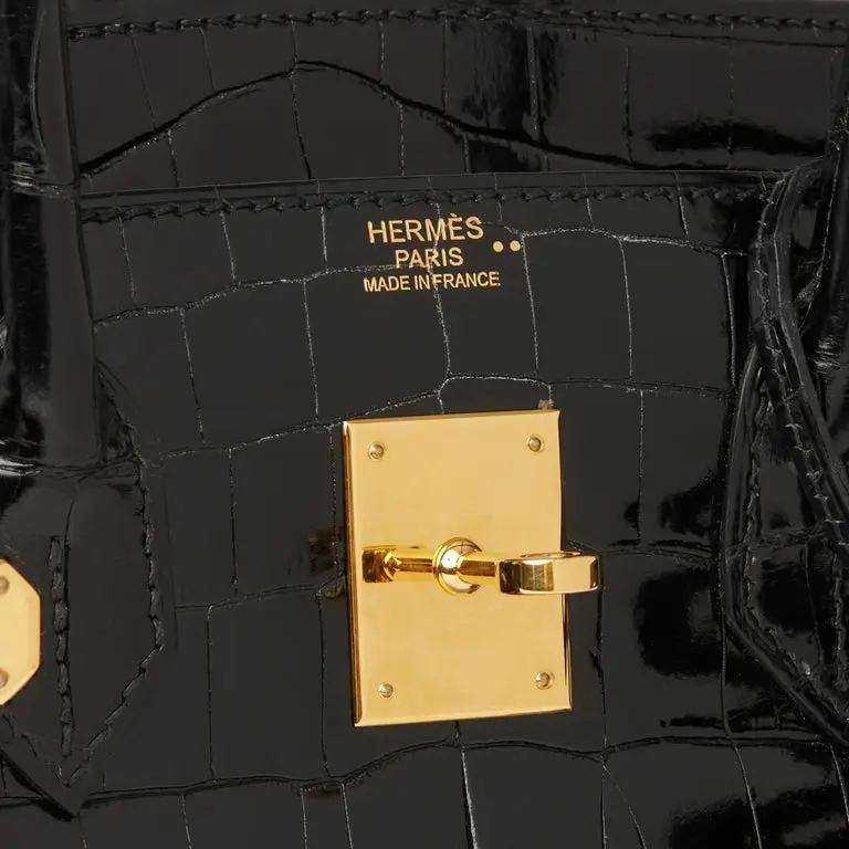 Hermès Stamp Exotic Double Dots (..): Crocodile Niloticus.