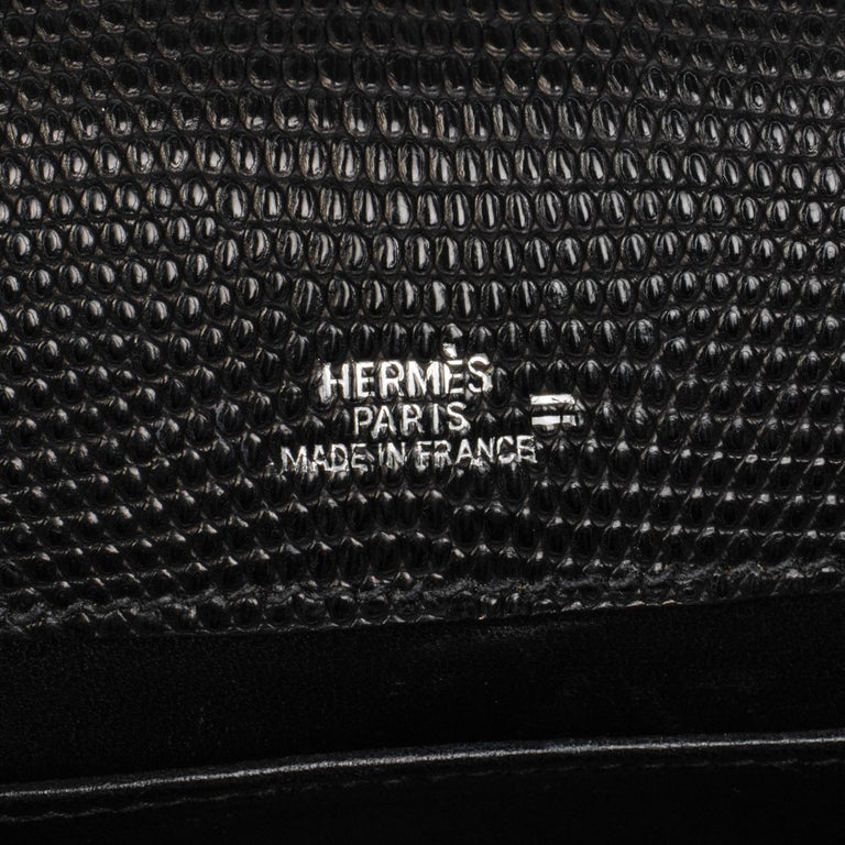 Hermès Exotic Stamp Equal Sign (=): Varanus Salvator Lizard.