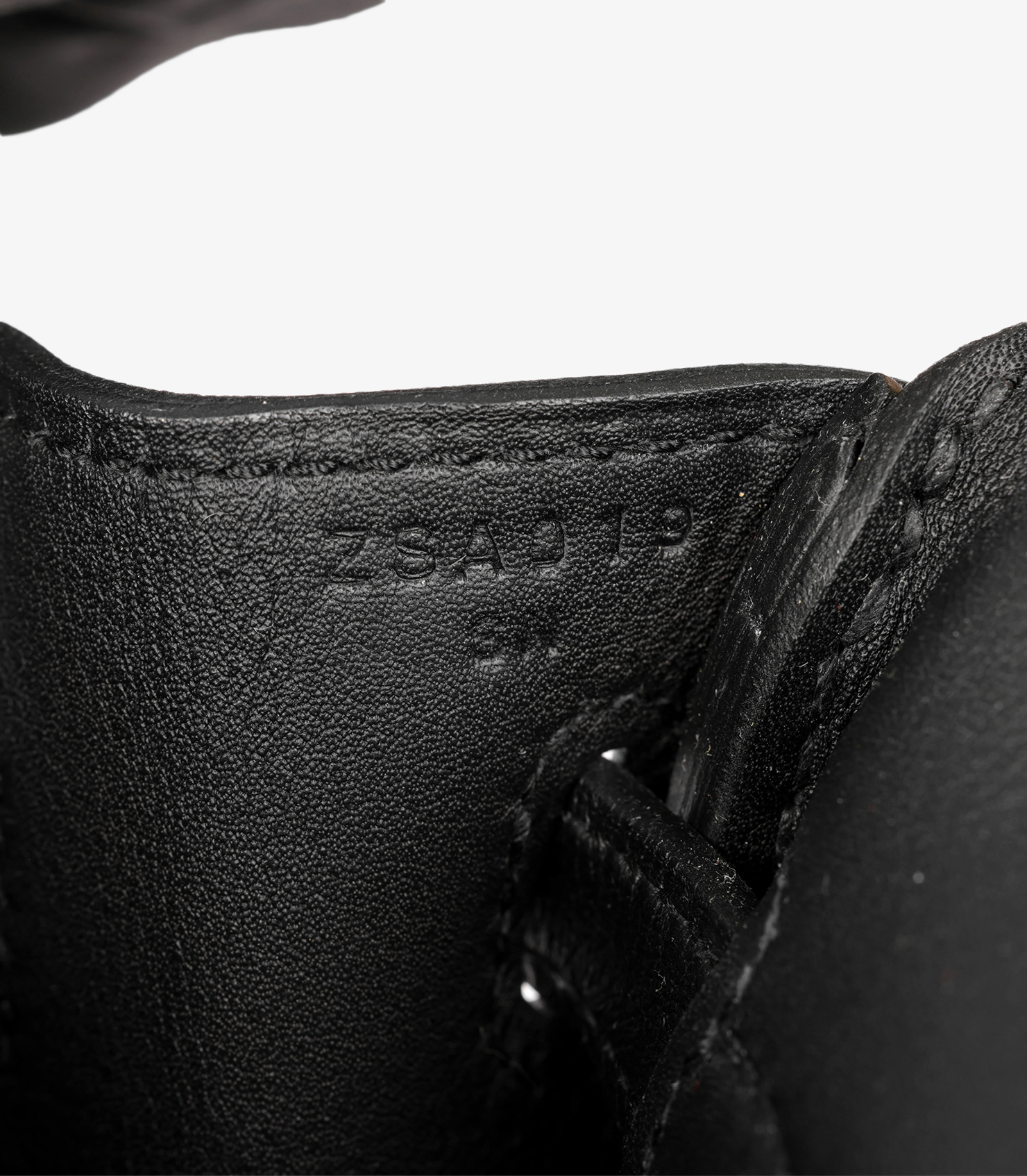 Hermès Date Stamp on Interior Panel
