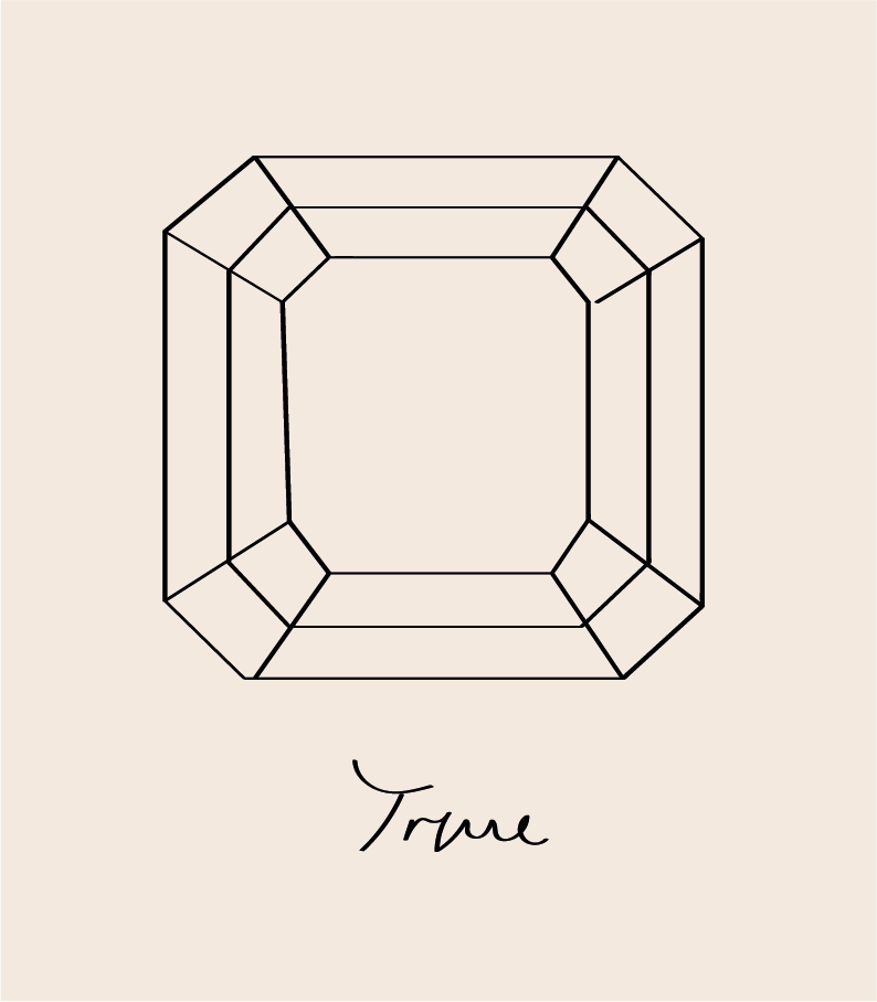 True Cut Diamond Graphic 